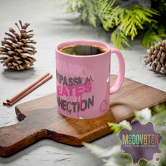 Compassion Creates Connection Coffee Mug (11oz, 15oz) - MOODOVATION