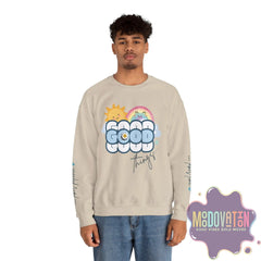 Good Things Unisex Heavy Blend Crewneck Sweatshirt - MOODOVATION