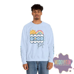 Good Things Unisex Heavy Blend Crewneck Sweatshirt - MOODOVATION