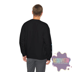 Good Things - Unisex Heavy Blend Crewneck Sweatshirt - Large Graphic Sleeve - MOODOVATION
