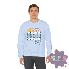 Good Things Unisex Heavy Blend Crewneck Sweatshirt - MOODOVATION