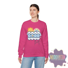 Good Things Unisex Heavy Blend Crewneck Sweatshirt - MOODOVATION