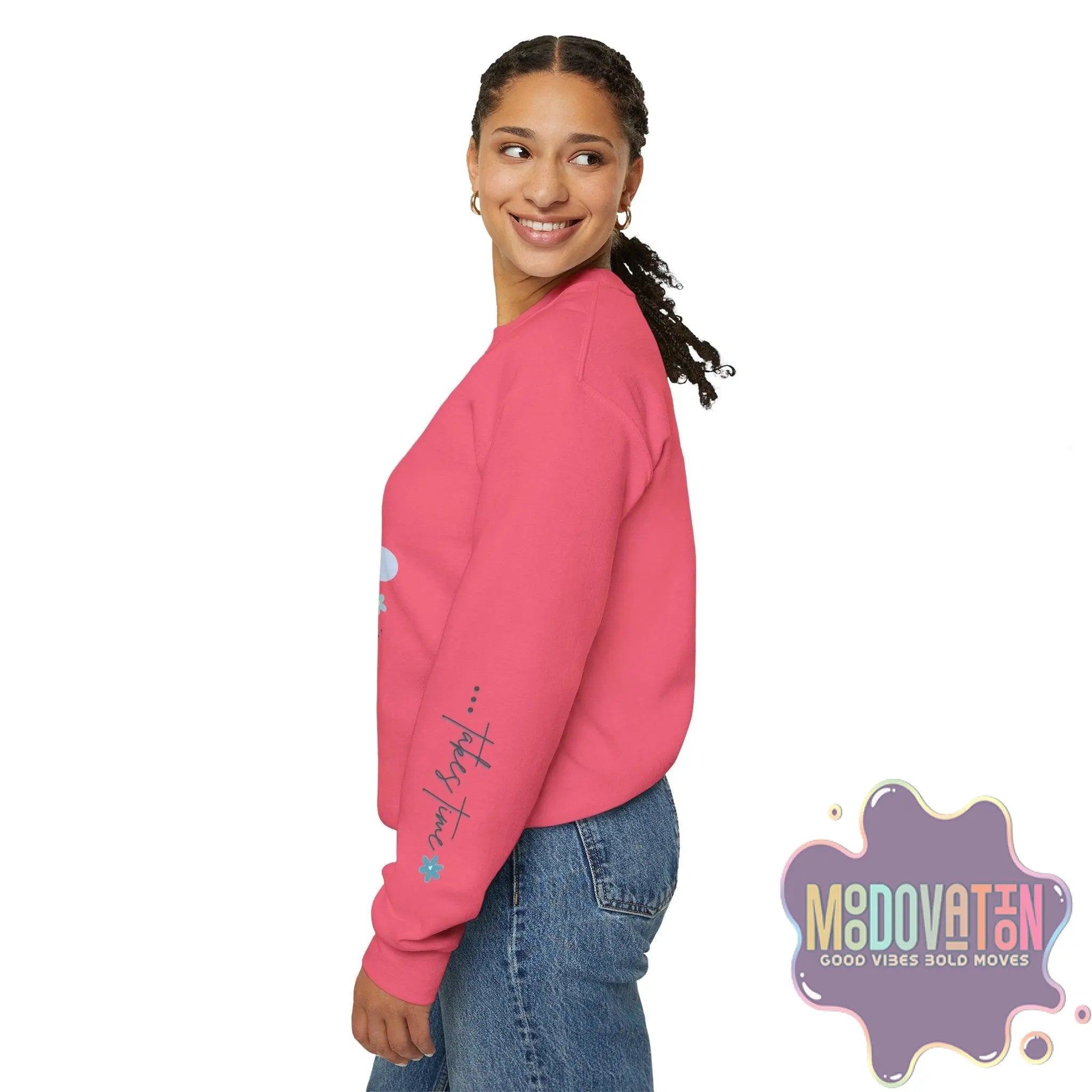 Good Things Unisex Heavy Blend Crewneck Sweatshirt - MOODOVATION