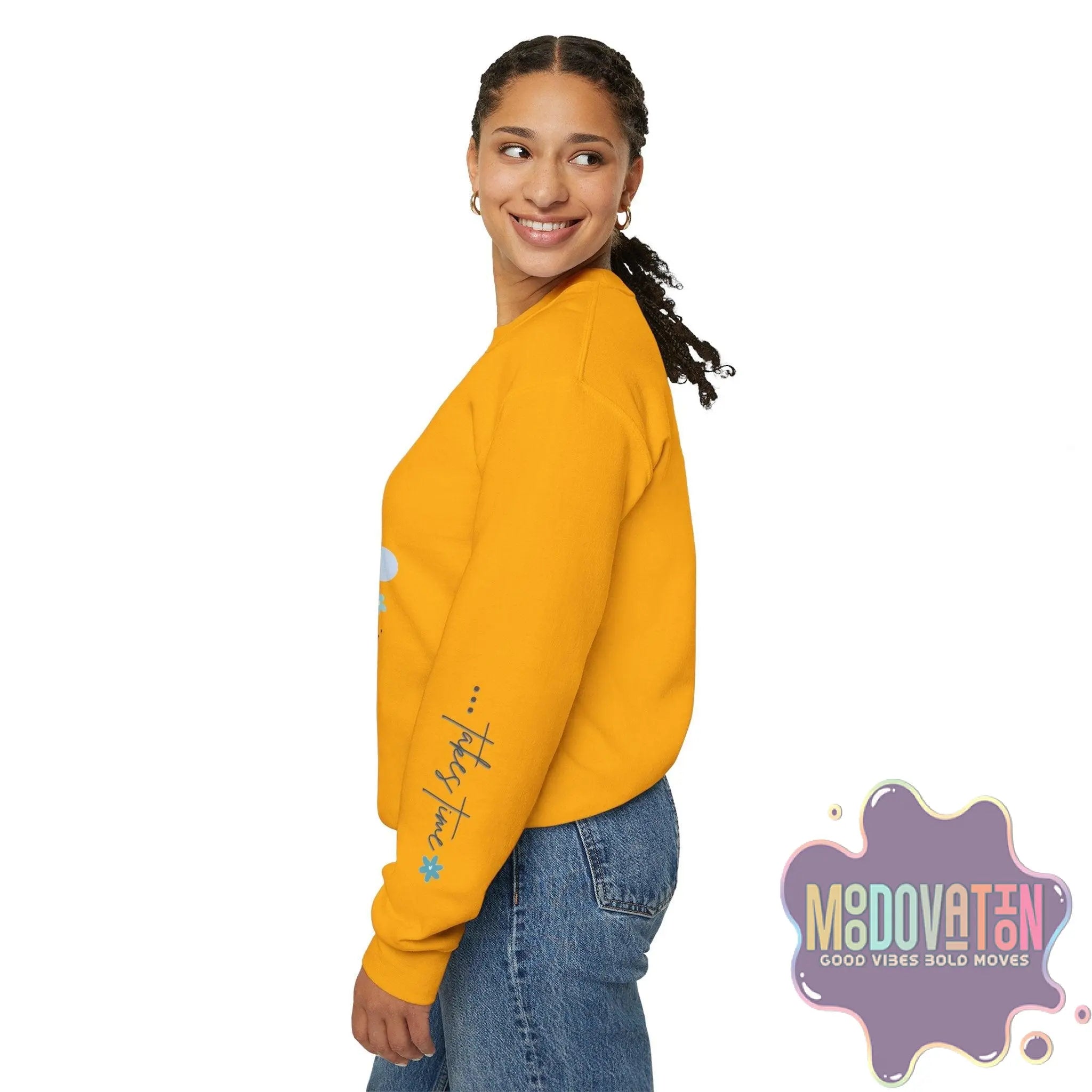 Good Things Unisex Heavy Blend Crewneck Sweatshirt - MOODOVATION