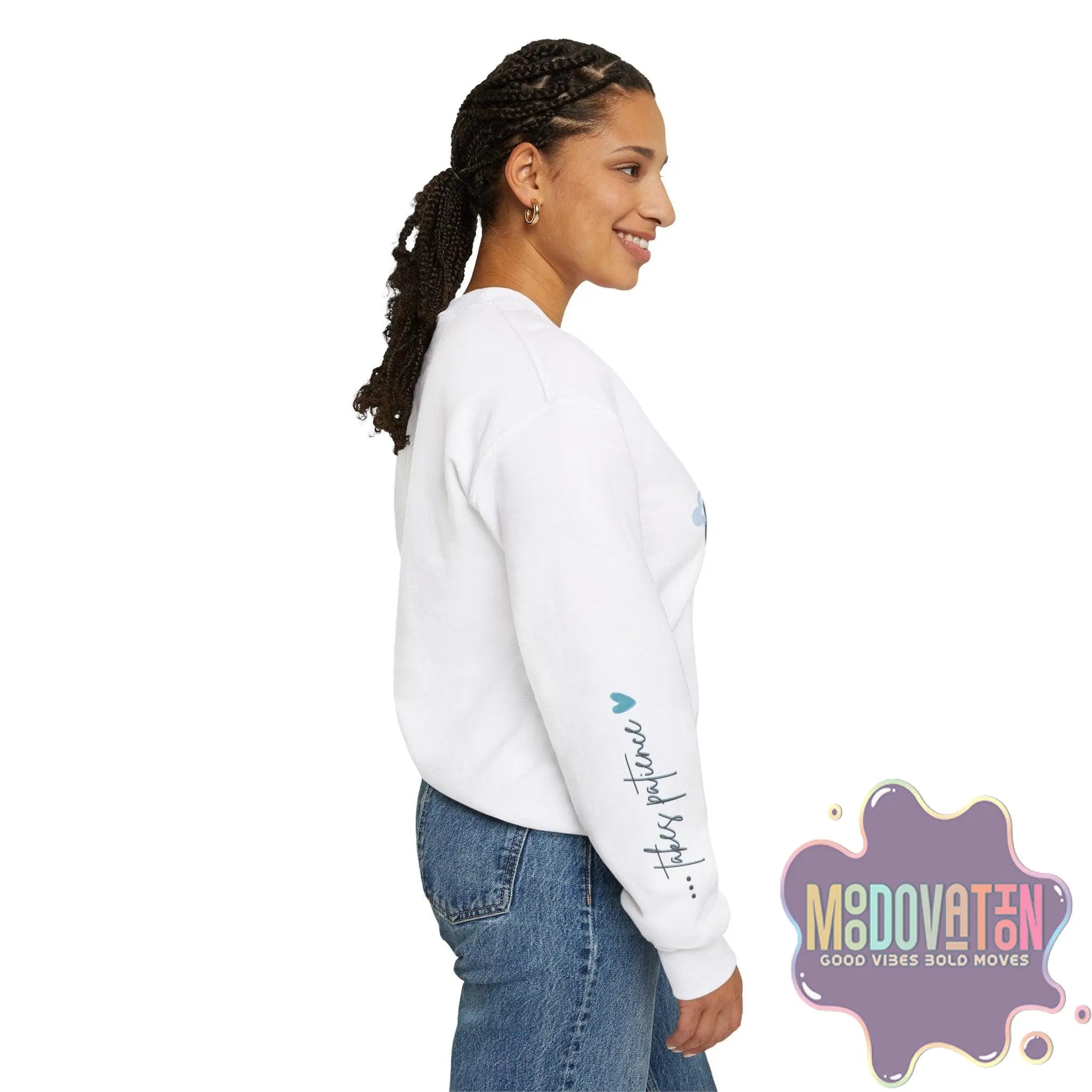 Good Things Unisex Heavy Blend Crewneck Sweatshirt - MOODOVATION